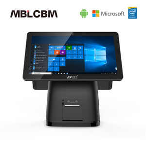 15 inch android pos all in one pos devices android portable pos all in one with printer for android