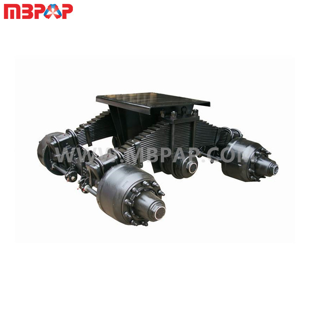 MBPAP 24T 28T 32T Spoke Axle Trailer Bogie Semi Trailer Bogie Axles For Sale