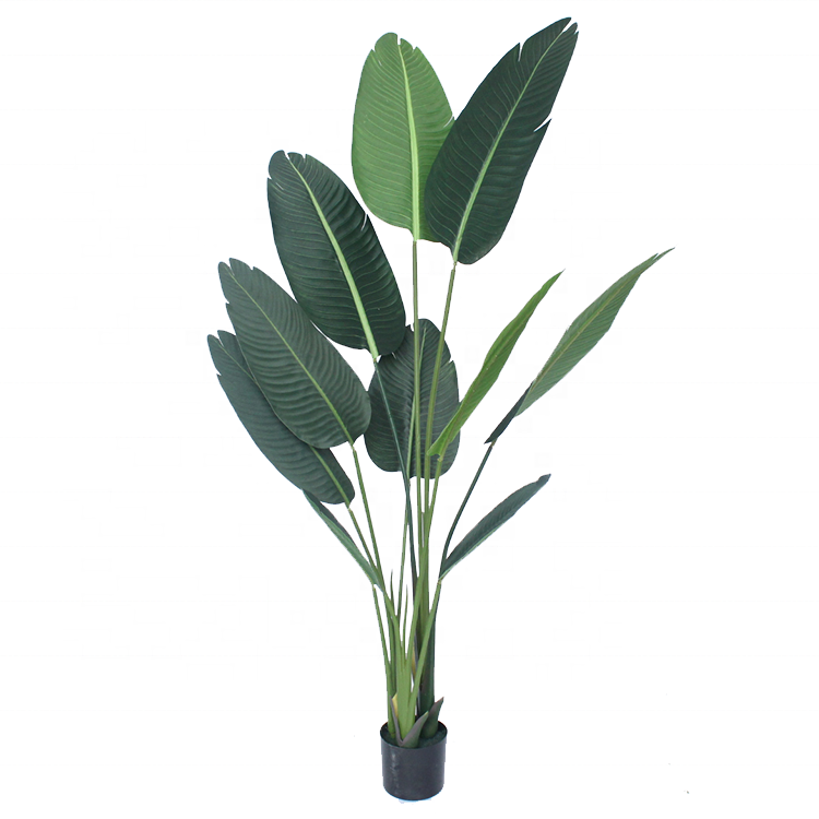 Home Artificial bonsai tree plastic banana tree