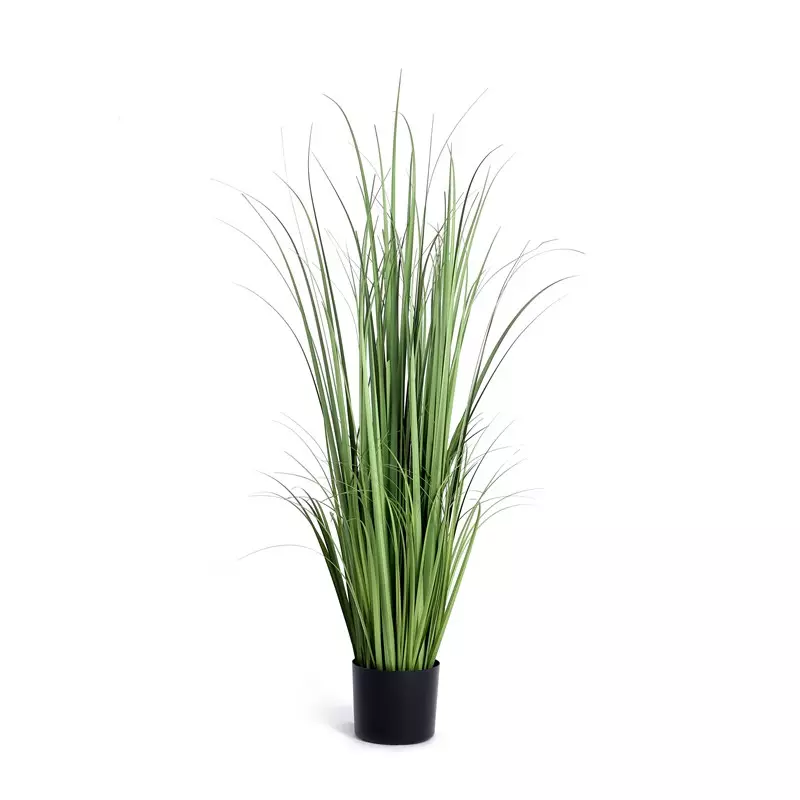 New Product Artificial Grass Flowering Pot Onion Grass Artificial Onion Grass