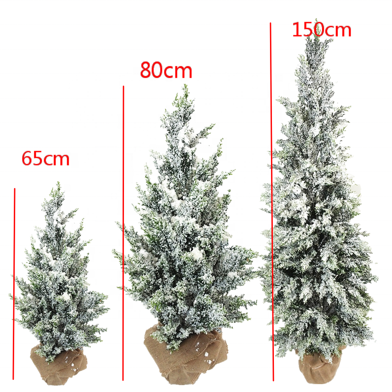 Wholesale Christmas Decorations Flocking Christmas Tree Snow tree