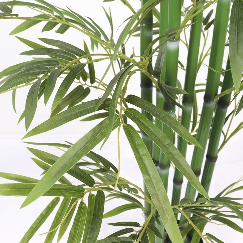 130cm Home Plastic Nearly Nature Touch Artificial Silk Fabric bamboo Indoor tree plant 7350