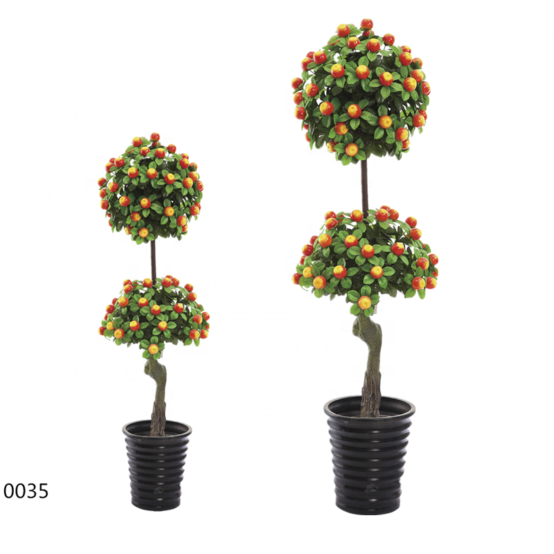 wholesale low price dragon artificial apple trees fruit decorative lemon tree art fruit trees