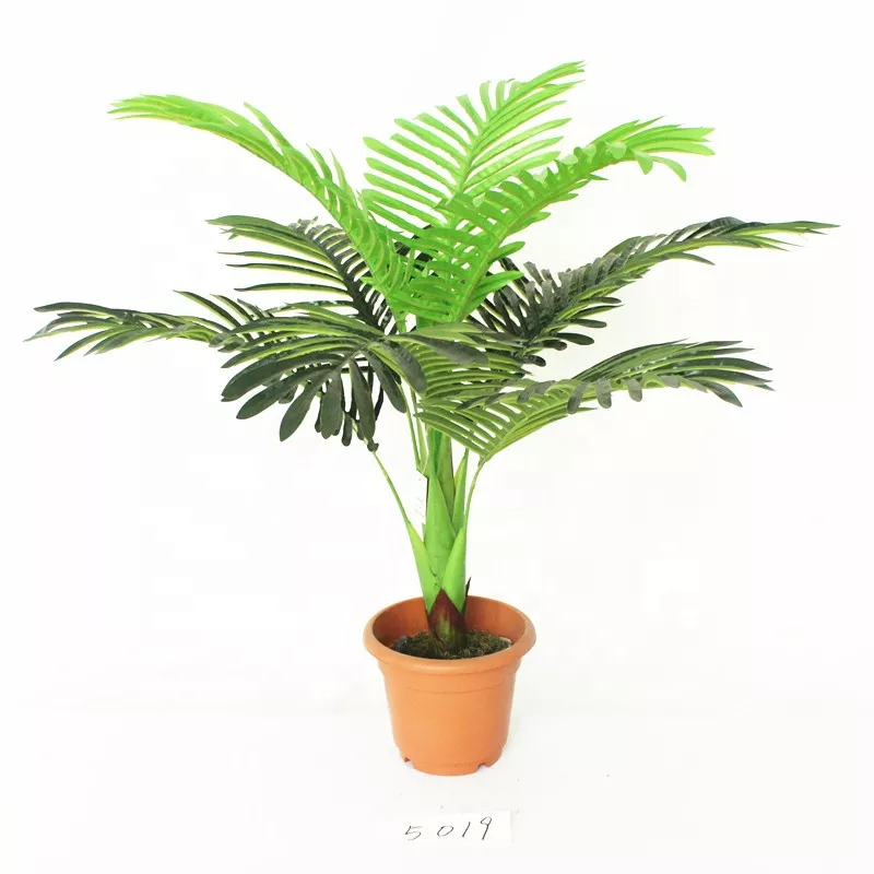 New Product Chinese Fan Palm Design Of Tropical Simulated Plant Wedding Decoration Garden Palm Tree Artificial