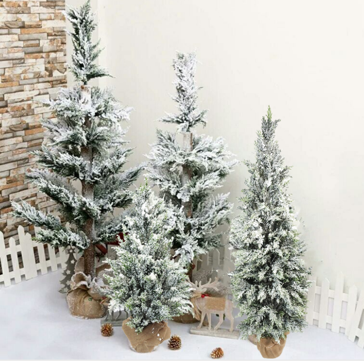 Wholesale Christmas Decorations Flocking Christmas Tree Snow tree