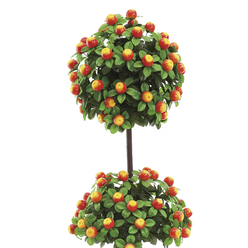 wholesale low price dragon artificial apple trees fruit decorative lemon tree art fruit trees