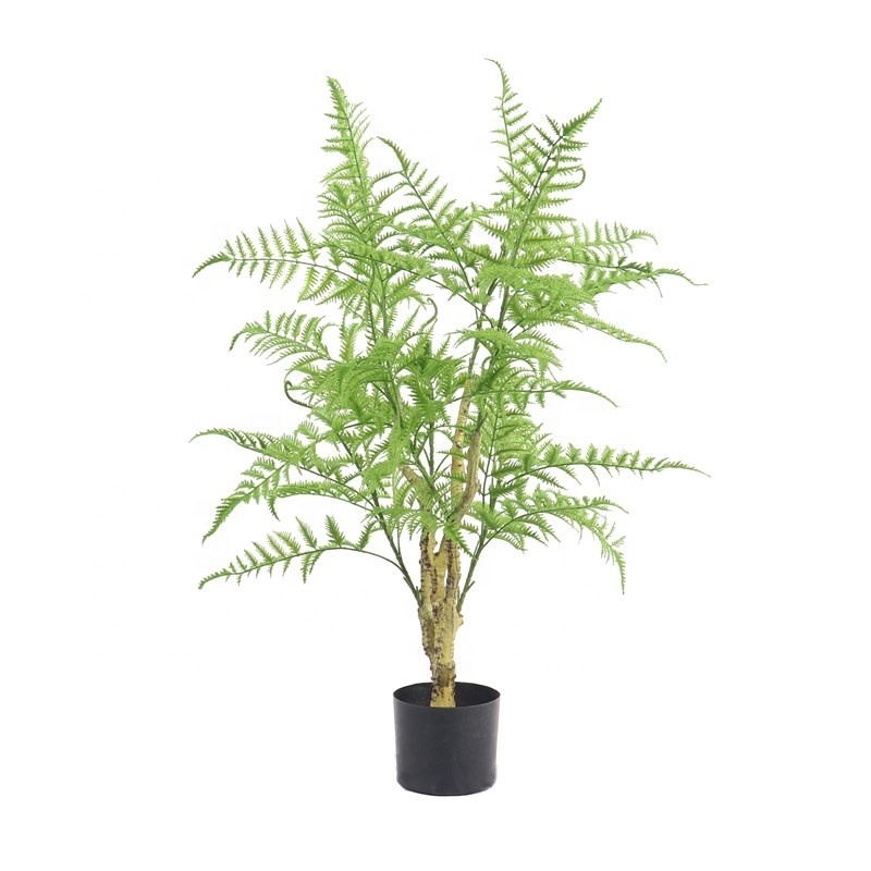 90cm  Factory Low Price Indoor Decor Natural Touch Artificial Palm Tree Leaves 7249