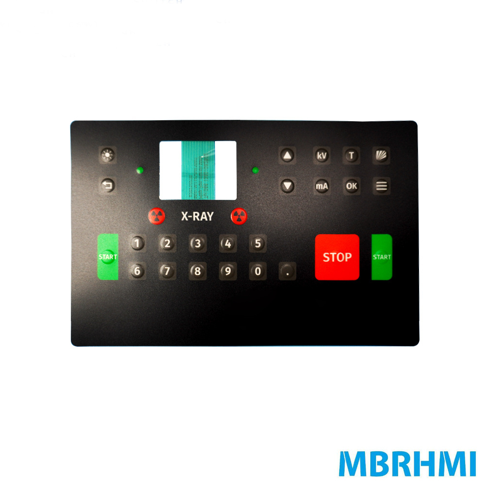 electronics custom keyboard capacitive touch button rubber keys membrane switch