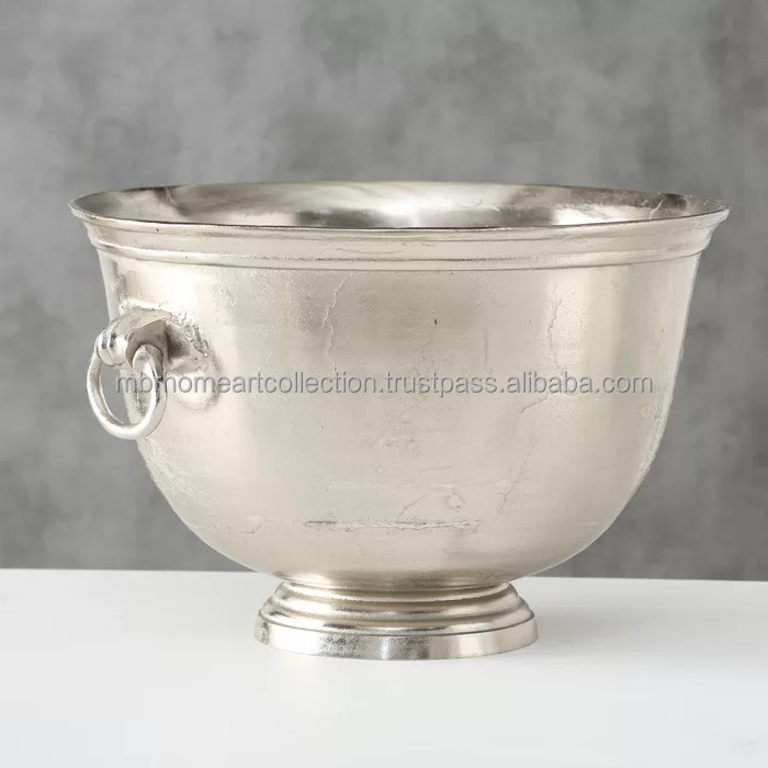 Newly Arrival Aluminum Wine Bucket Beer Ice Cooler Bucket Metal Champagne Ice Bucket With Handle Beverage Tubs