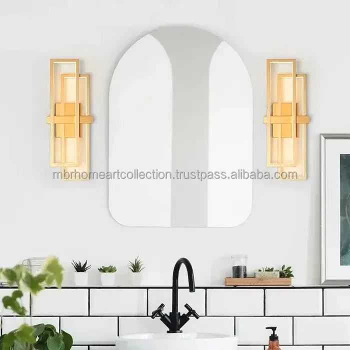 Factory modern wall lights interior lamp brass Aluminum LED Flush  hotel home bedside wall lights cheap industrial Wall sconce