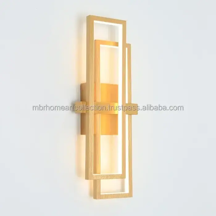 Factory modern wall lights interior lamp brass Aluminum LED Flush  hotel home bedside wall lights cheap industrial Wall sconce