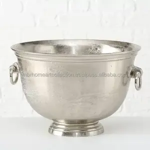 Newly Arrival Aluminum Wine Bucket Beer Ice Cooler Bucket Metal Champagne Ice Bucket With Handle Beverage Tubs