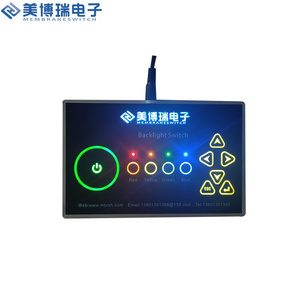 Top selling custom membrane switch panel led waterproof foil keyboard