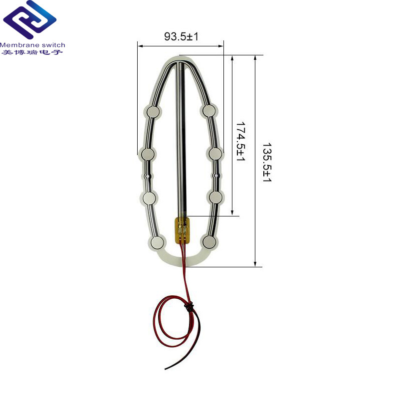 Customized Seat Membrane Occupancy Pressure Sensor for Car School Bus Taxi