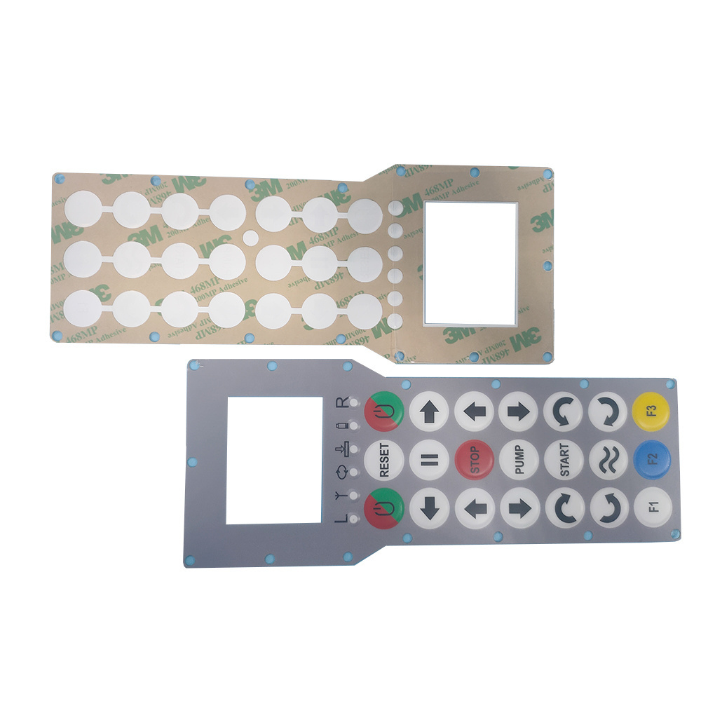 Custom-made High Quality Waterproof Membrane Switch Keypad With Numeric/Matrix Keys