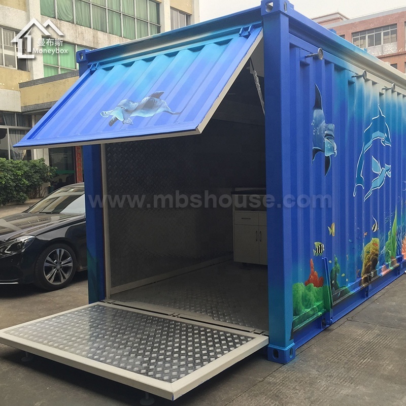 The Moneybox cheap prefab mobile pop up coffee shop container