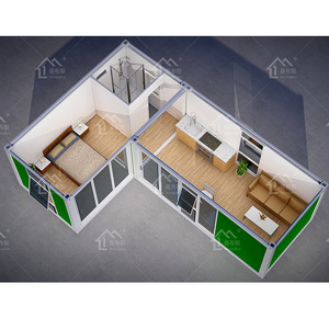 Light Steel Custom Style Fast Installation Steel Frame 20ft Modular Prefab Mobile Container House