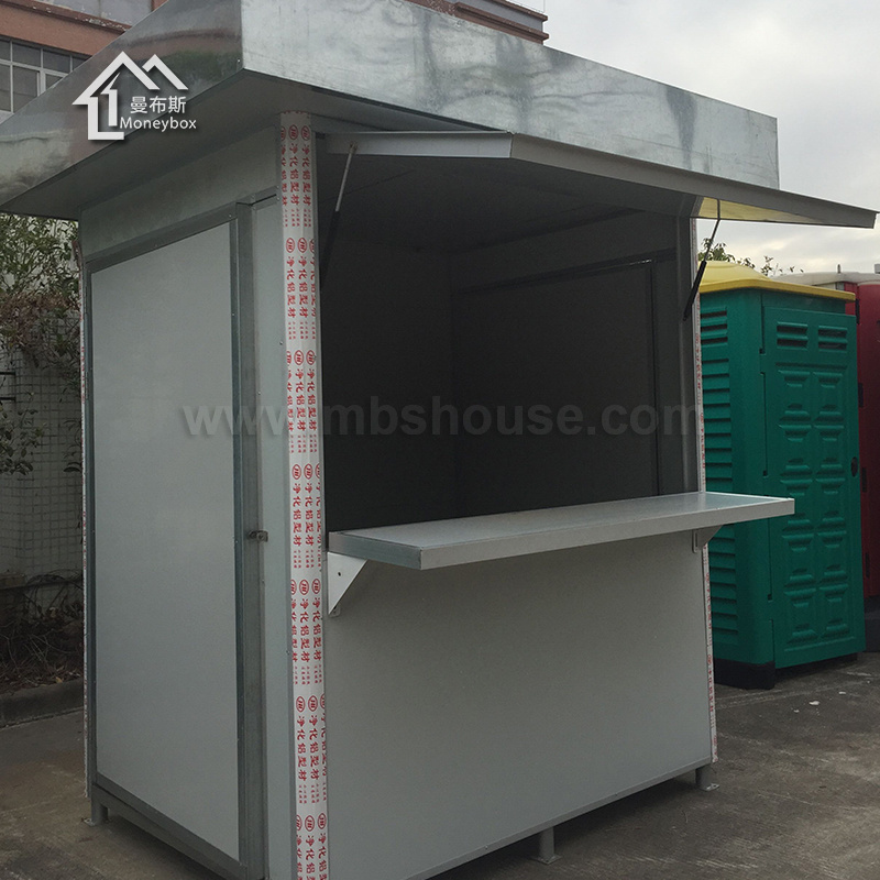 Good Quality outdoor sandwich panel ticket kiosk booth