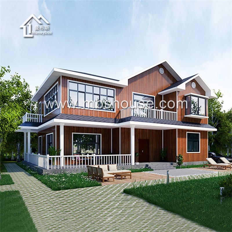 Small Cheap Log Cabin Prefabricated Wooden House for sale prices Villa design made in China