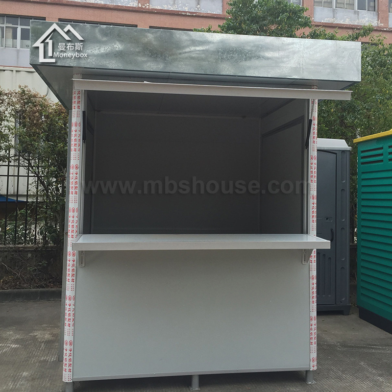 Good Quality outdoor sandwich panel ticket kiosk booth