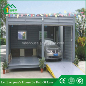 Modified shipping container carport / two car portable garage