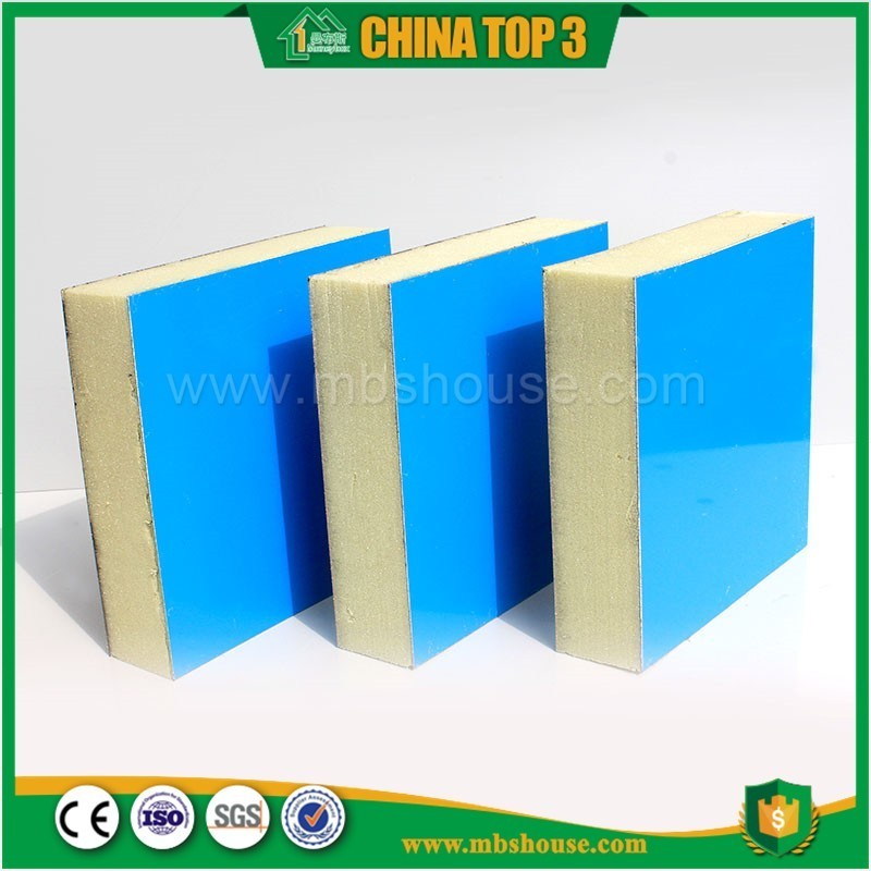 Glass wool Rock wool Insulation Sandwich Panel partition wall panel