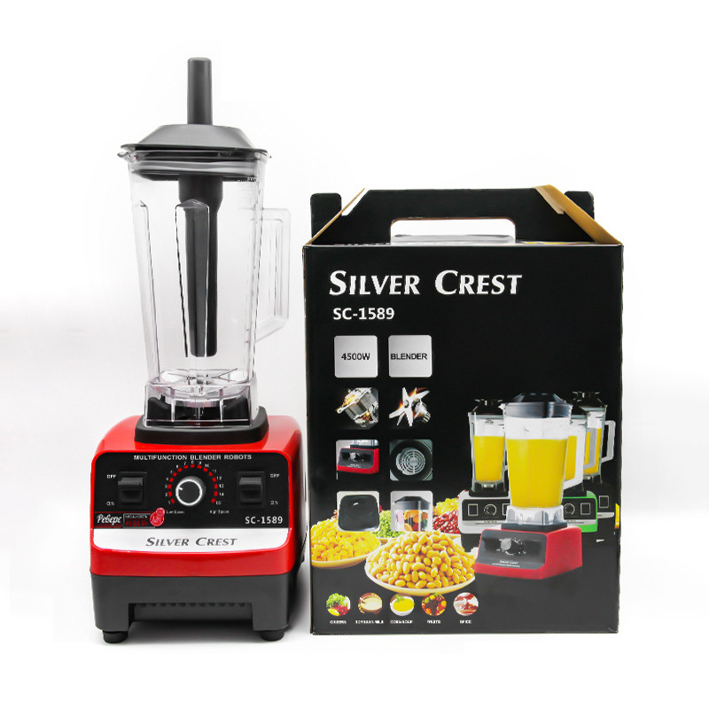 BH-0057 Breaking Heavy Duty Commercial Mixer Smoothie Juicer Food Processor Silver Crest Blender 4500w Multifunctional