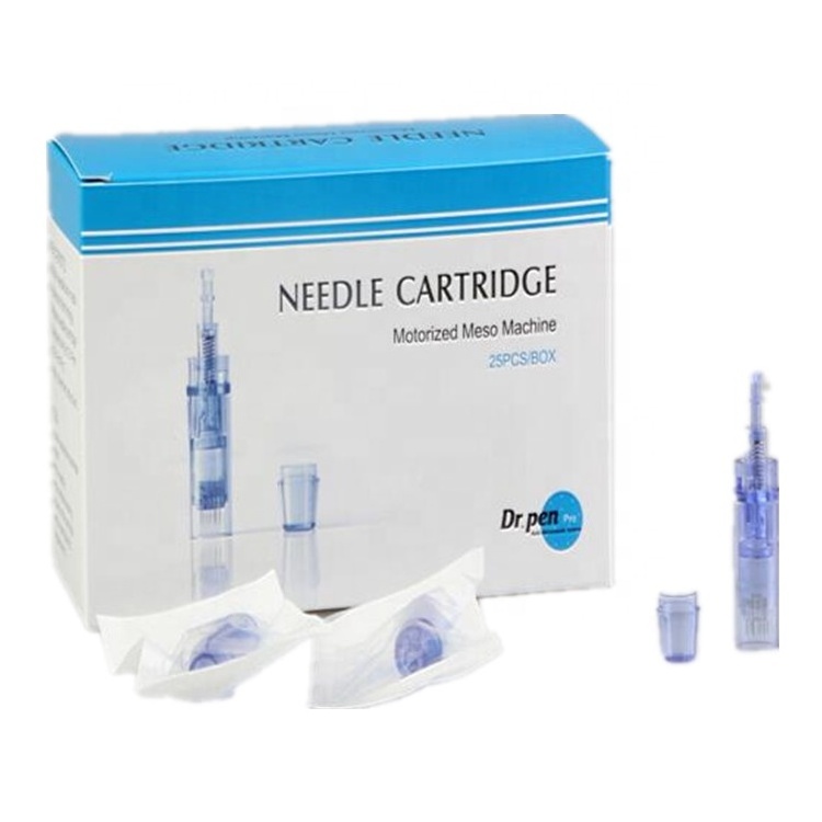 medical Dr pen a6 blue needle cartridges for micro needle therapy