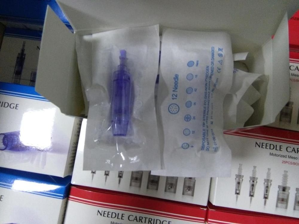 medical Dr pen a6 blue needle cartridges for micro needle therapy