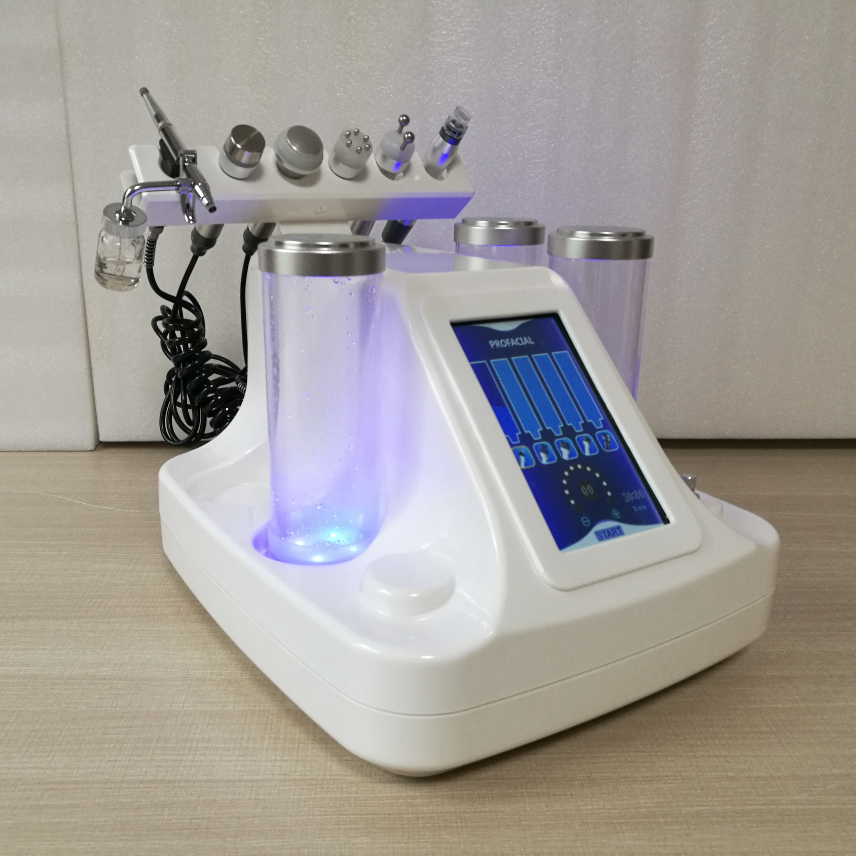 Hot sale small bubble water injector skin rejuvenation oxygen Jet Aqua facial h2o2 therapy cleansing machines for beauty