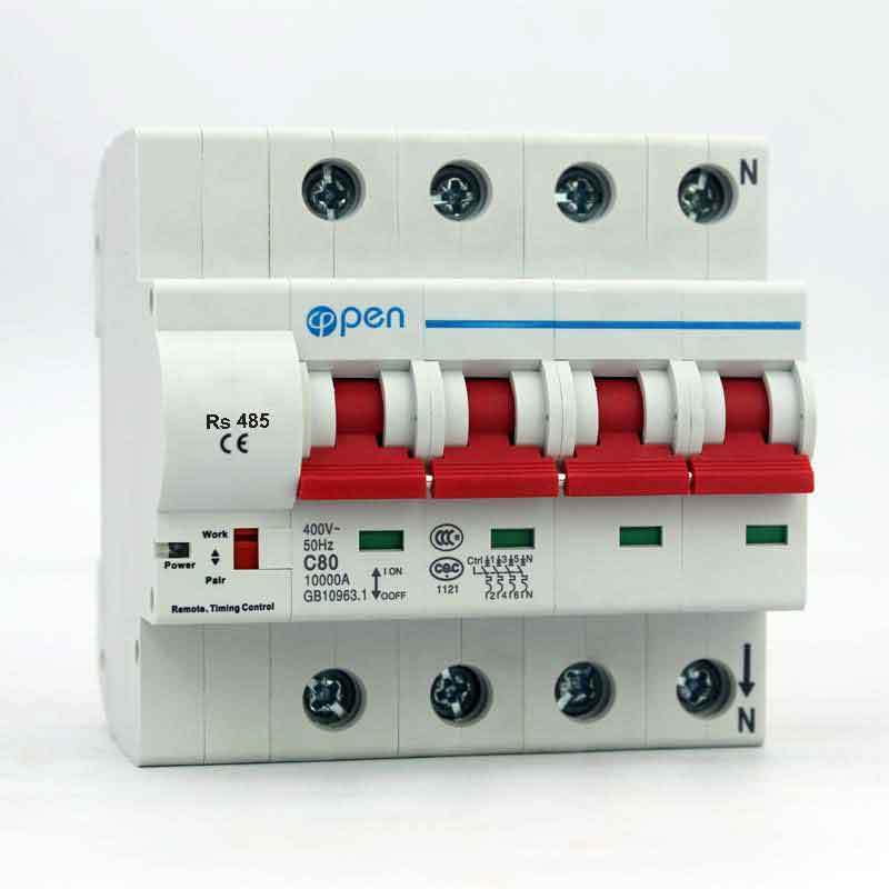 Remote control Rs485  mcb Circuit Breaker /Smart Switch/ Intelligent Automatic Recloser overload short circuit protection