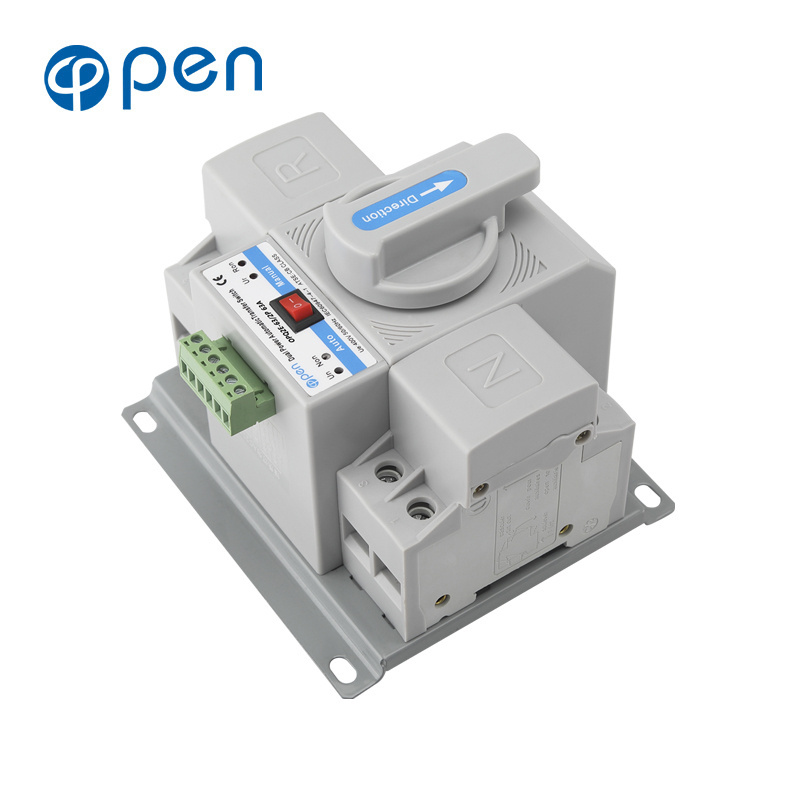 Open Electric 63A Automatic generator 2P 3P 4P transfer switch controller Ats Dual Power changeover Switch