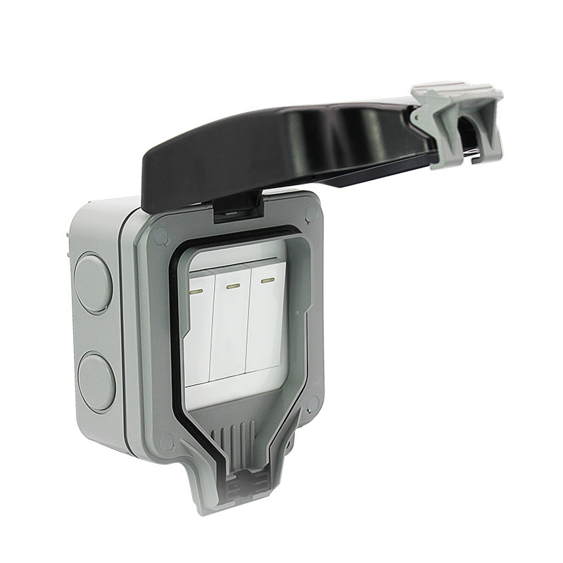 MPS32 weatherproof switch 3 gang 2 way 16A IP66