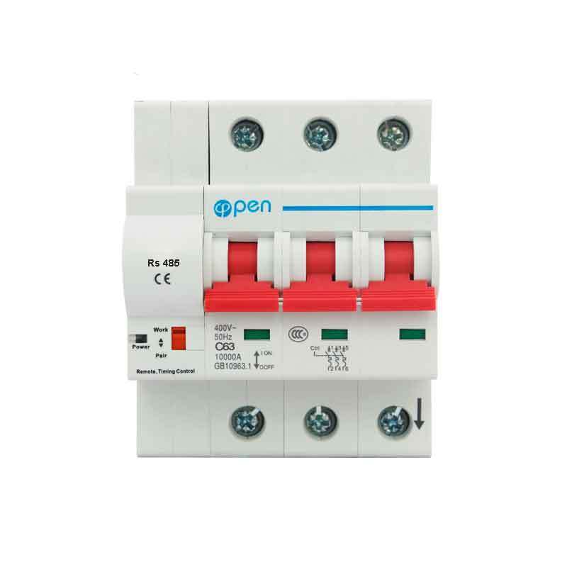 Remote control Rs485  mcb Circuit Breaker /Smart Switch/ Intelligent Automatic Recloser overload short circuit protection