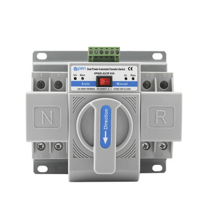 Open Electric 63A Automatic generator 2P 3P 4P transfer switch controller Ats Dual Power changeover Switch