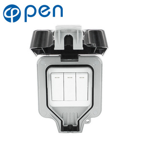 MPS32 weatherproof switch 3 gang 2 way 16A IP66