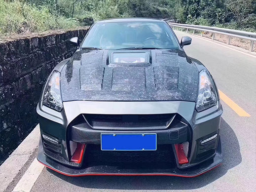 2006-2018 GT-R GTR35 R35 nsm Carbon Fiber Body Kit Front Bumper Rear Bumper Cover Diffuser PP Material High Quality