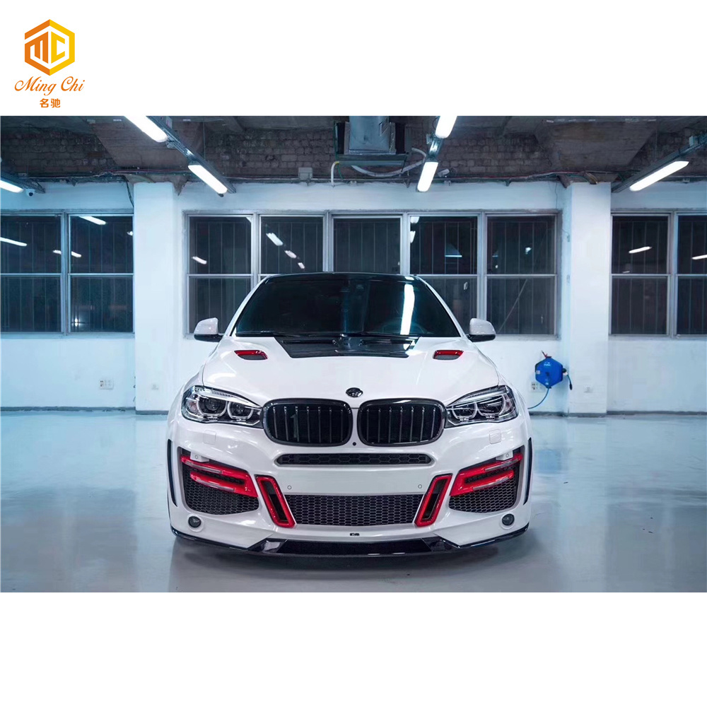 X6 wide body kit LM car bumper hood type is suitable for BMW X6 F16 X6M F86