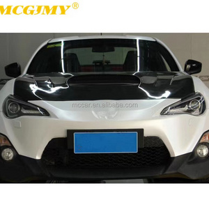 Black series for Toyota GT86 TRD style body kit with corner front lip side skirts