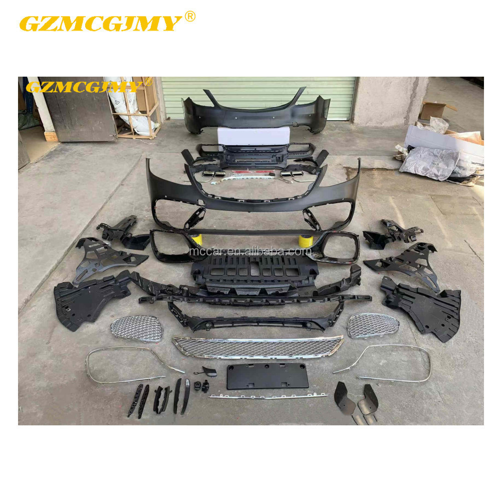 High quality S65 body kit for Mercedes Benz S-series S400 S350 upgraded S65 body kit car bumper