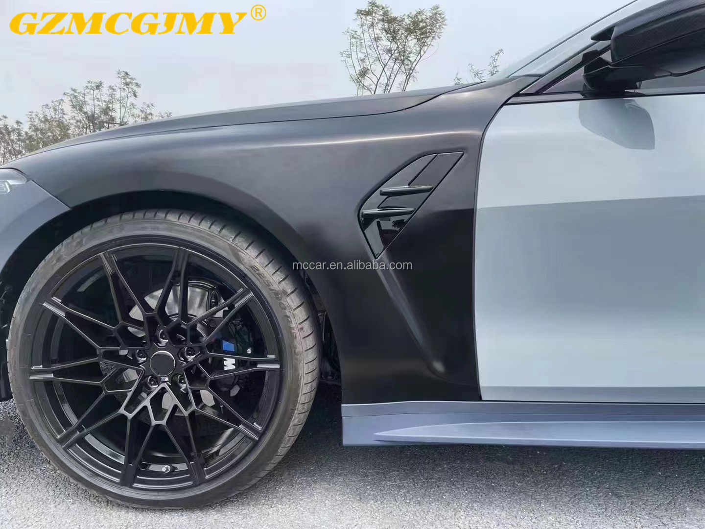 High quality body kit suitable for BMW 4 series double door G22/23 to 1:1 M4 G82 wide body kit