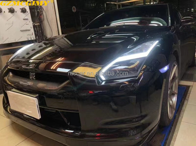 Hot selling car headlights suitable for Nissan GTR35 R35 headlights