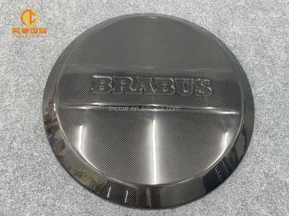 B Style Carbon Fiber Spare Wheel Tire Cover for Mercedes-benz G-Class W463 W464 G500 G550 G55 G63 Spare tire cover