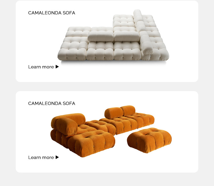 European French Living Room Furniture Cloud Couch Nordic Sofa And Couch Modular Sectional Sofa Fabric Furniture Set