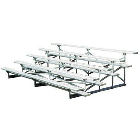 6 rows used aluminum bleachers for sale