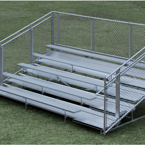 5 row Portable aluminum bleachers stadium tribune used bleachers