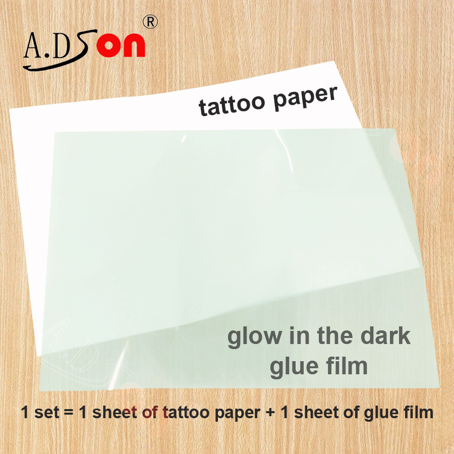 Inkjet Sticker Paper Glow In The Dark Printable Temporary Tattoo Paper For Inkjet Printer