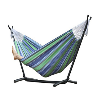 camping equipment Hammock With Stand Space Saving Steel Stand hammock chair stand