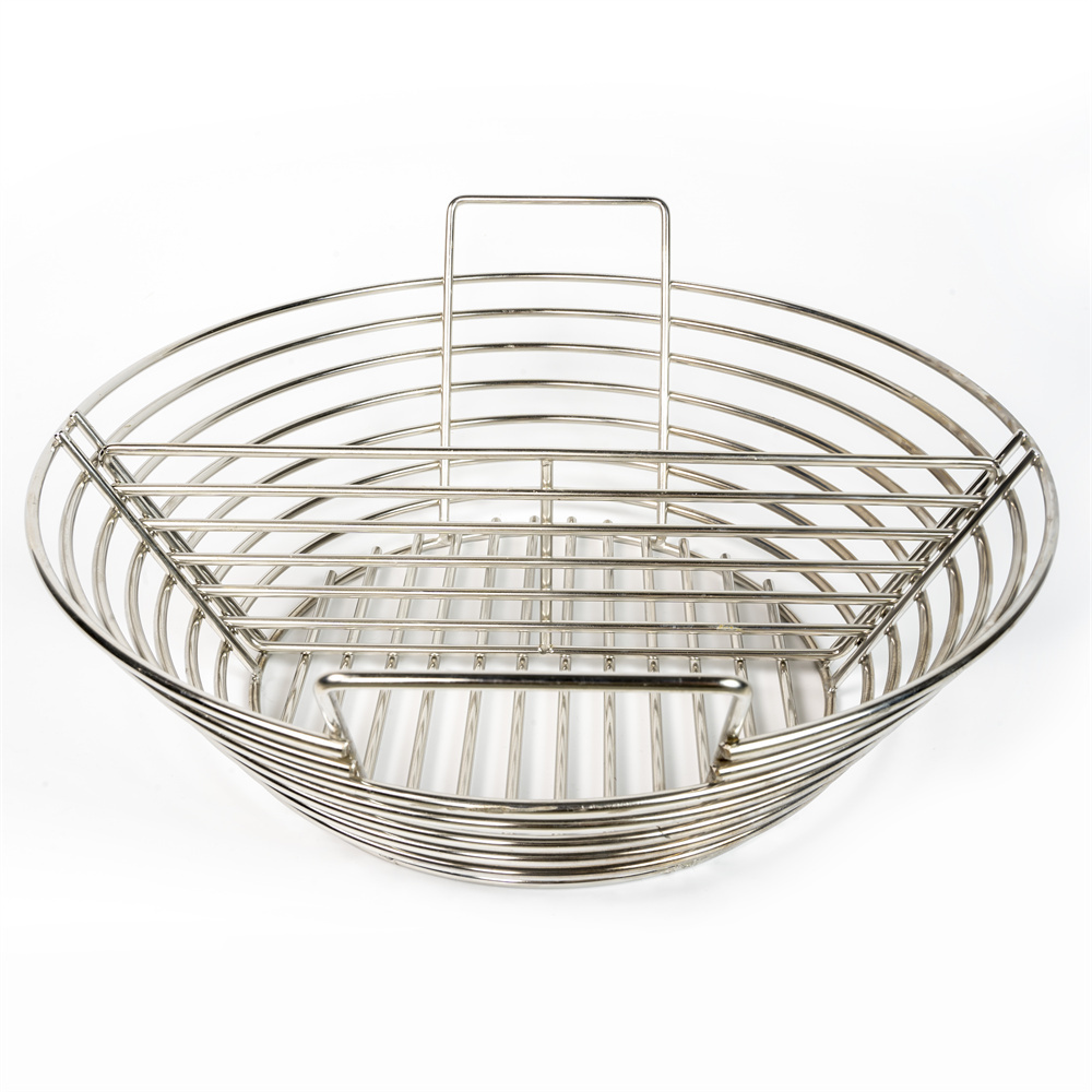 MCD ceramic kamado grill out door barbecue accessories stainless steel kick ash basket