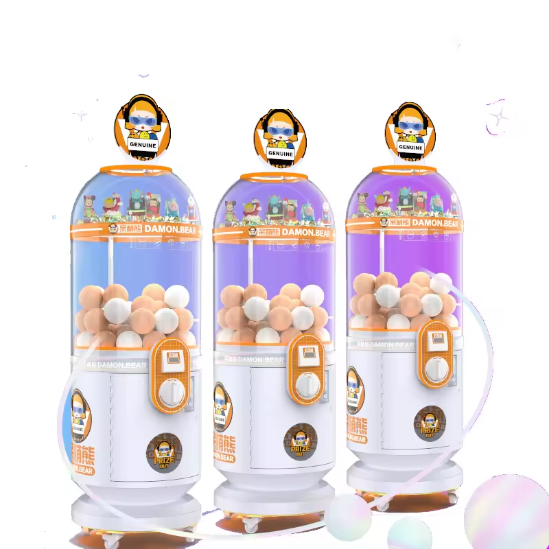 Coin Operated Capsule Toys Mall Super Balloon Twist Egg Prize Game Consoles Gacha Vending Machine Gashapon Machine